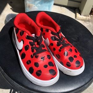 Ladybug toddler air force 1 sneakers